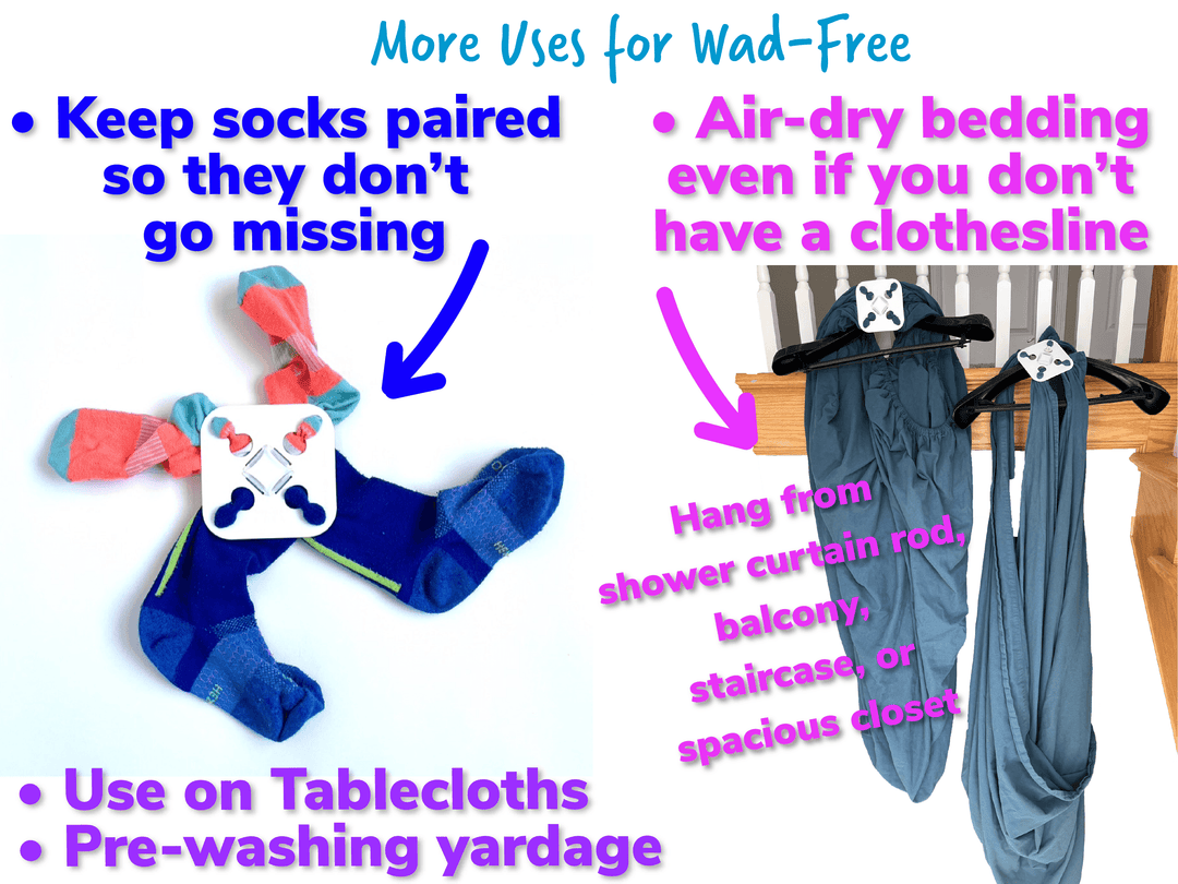 Wad-Free for Bed Sheets